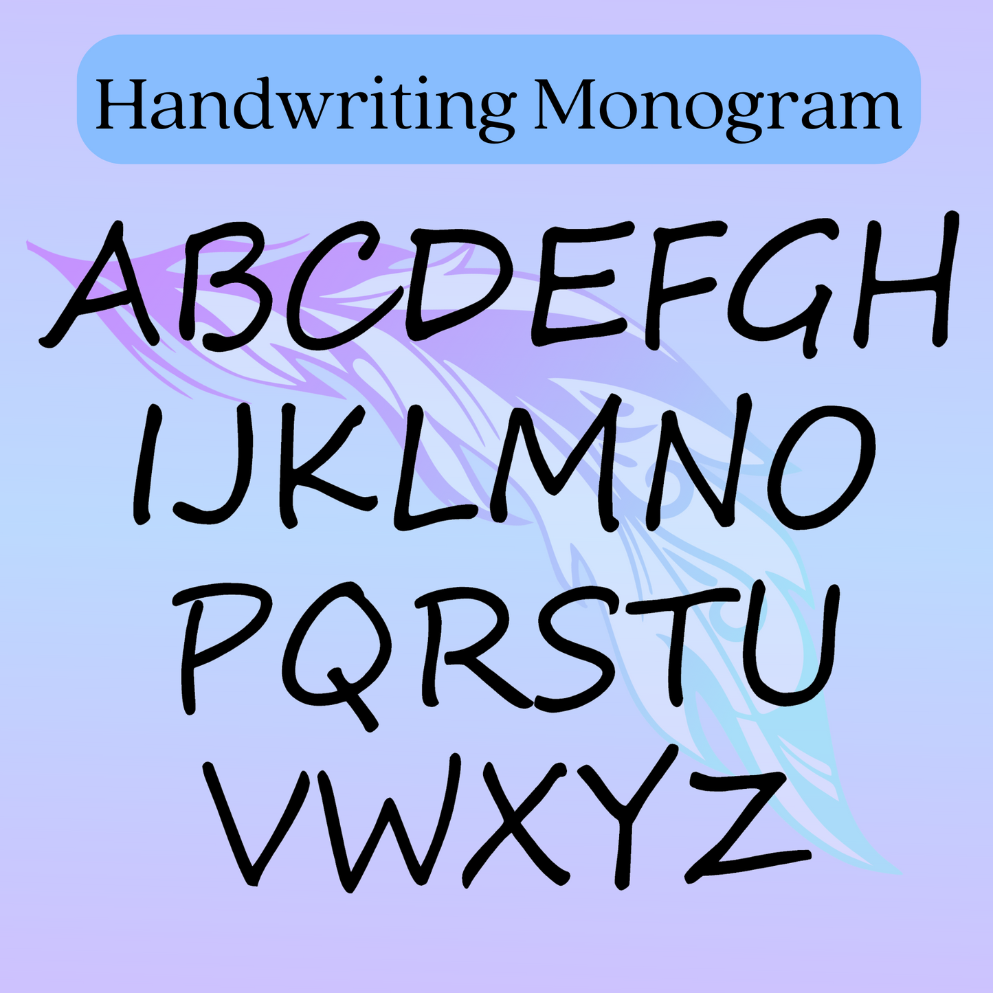 Monogram Zippered Clear Bag
