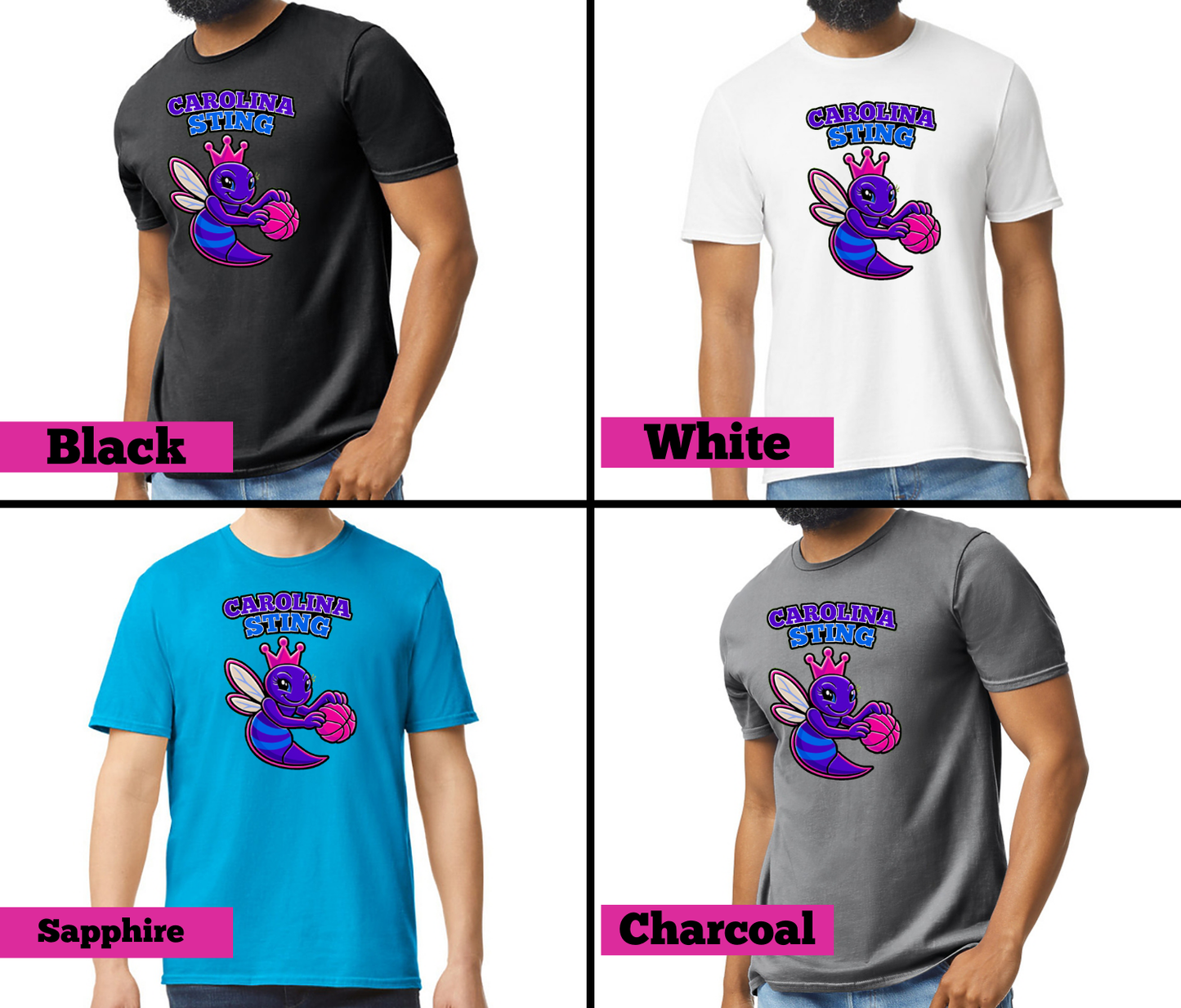 Carolina Sting Fundraiser- Adult Softspun T-Shirt