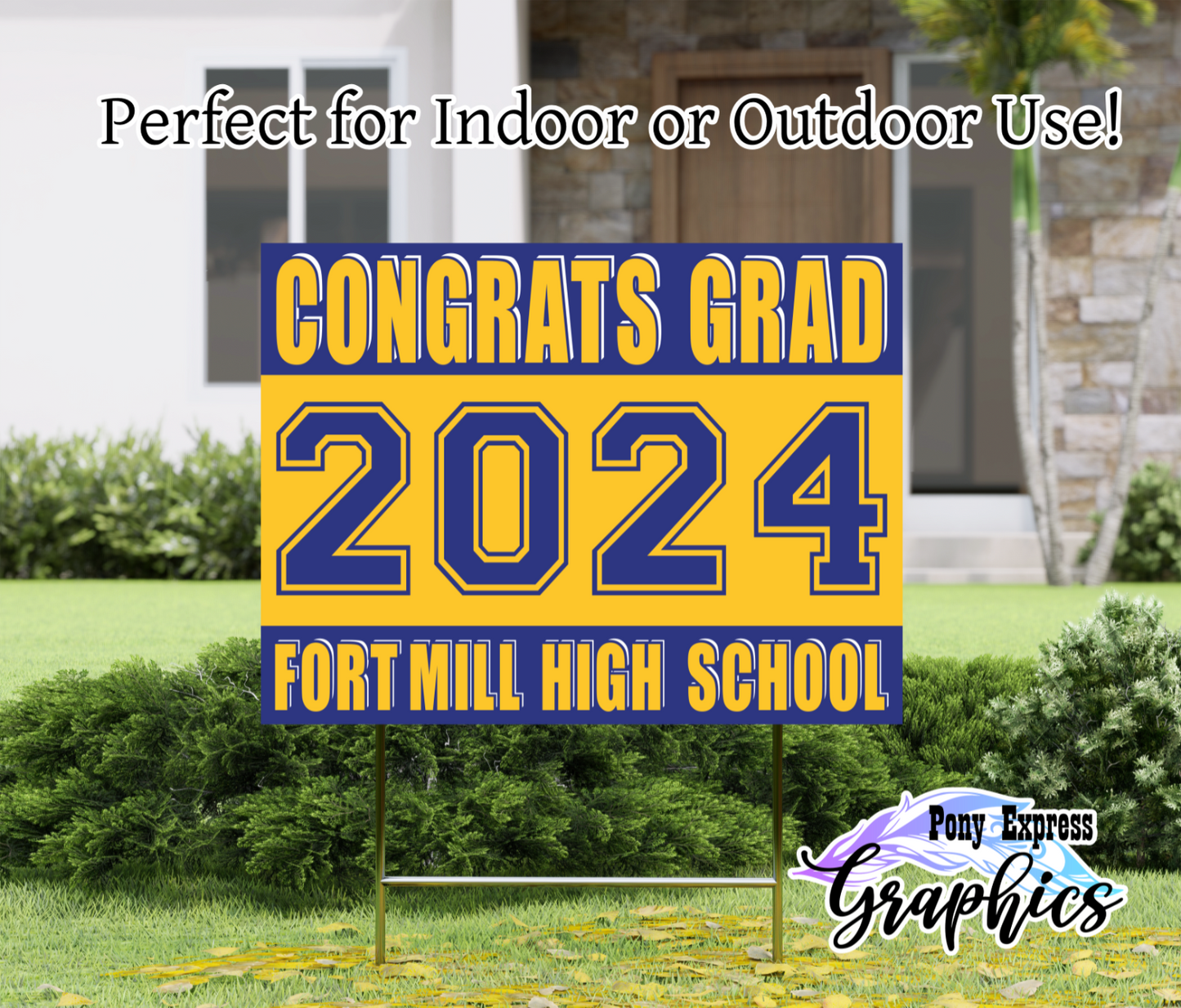 2025 Custom Graduation Yard Sign: Fort Mill High School