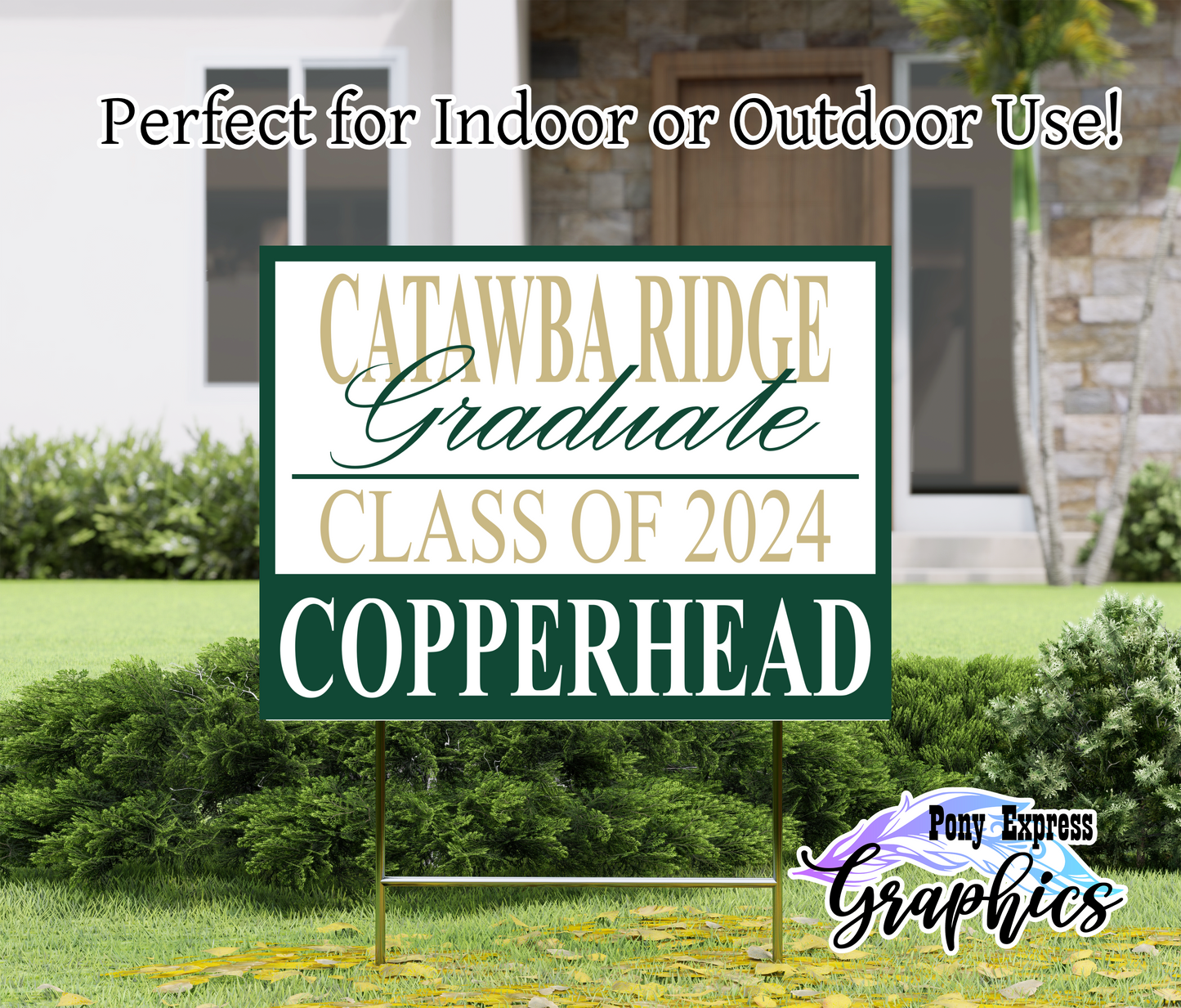 2025 Custom Graduation Yard Sign: Catawba Ridge High School