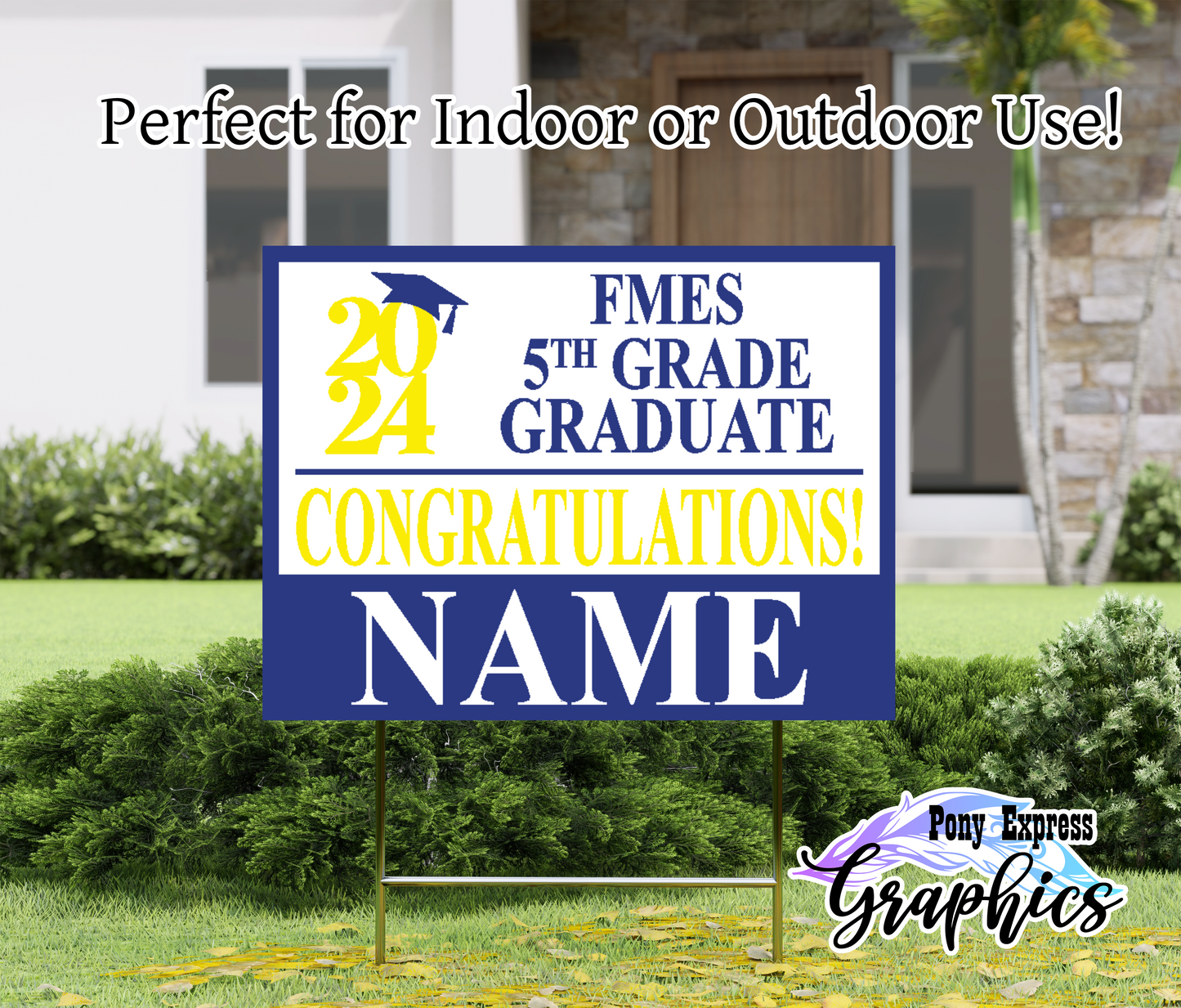 Custom Yard Signs: Fort Mill Elementary School