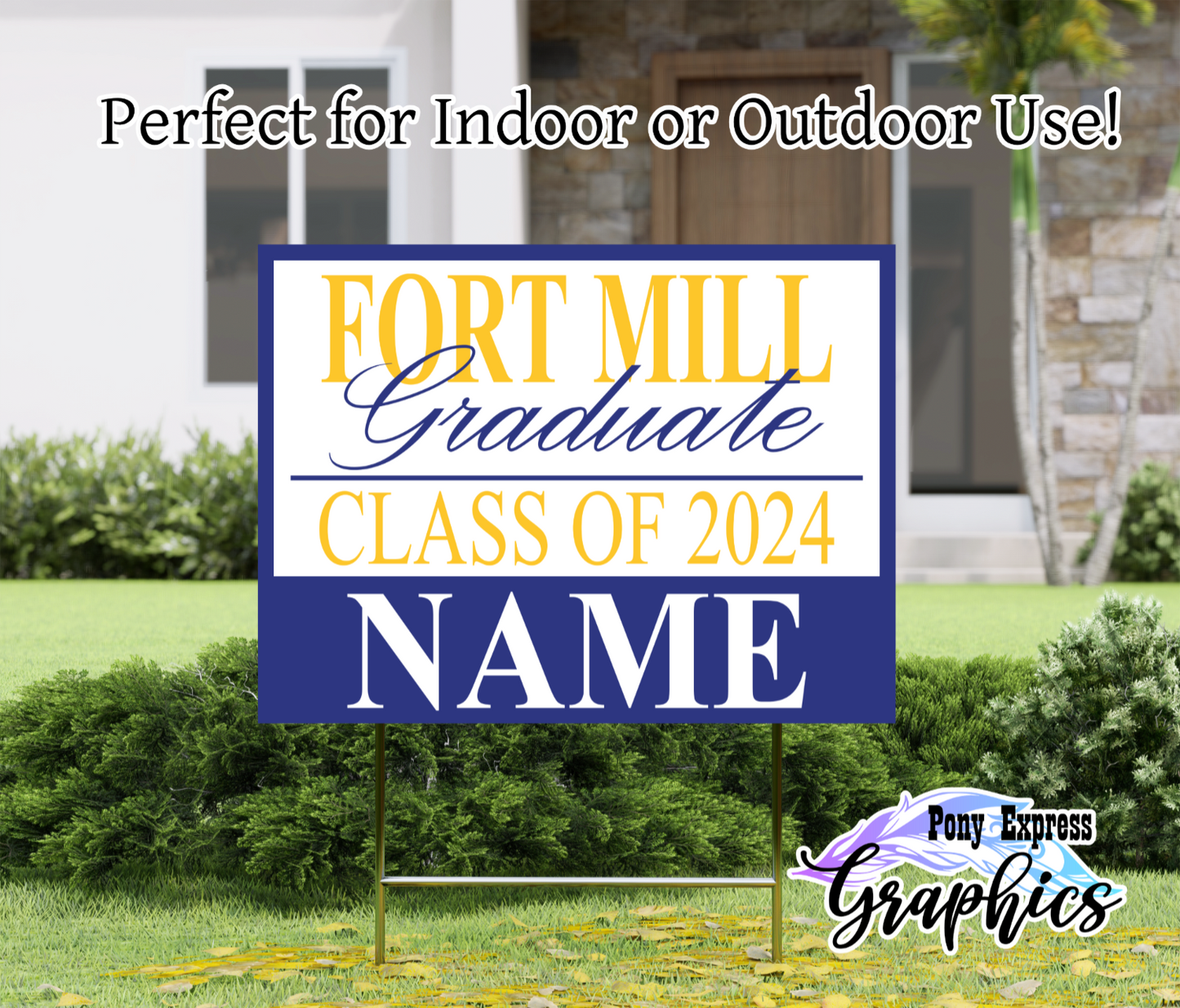 2025 Custom Graduation Yard Sign: Fort Mill High School