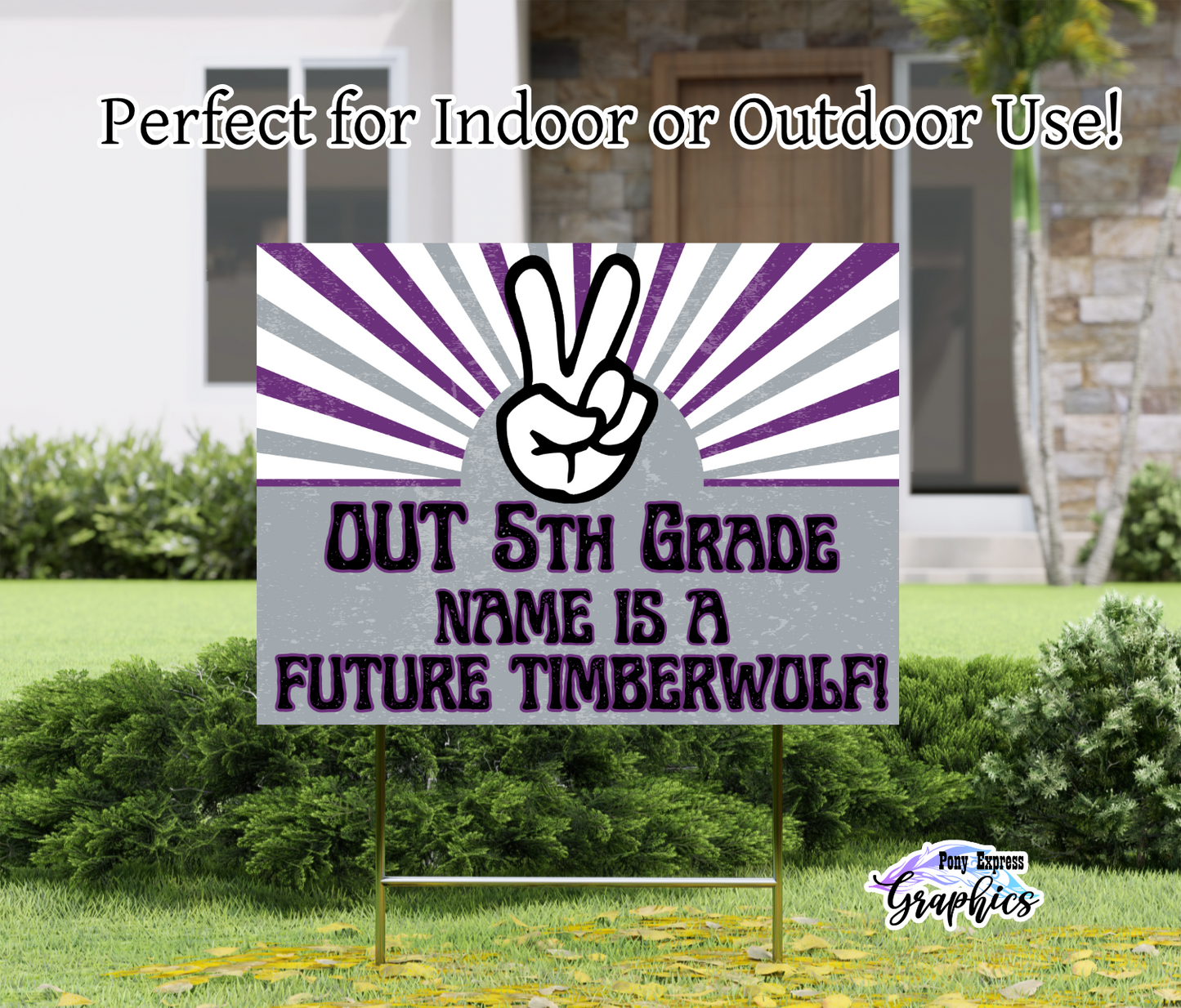 Custom Yard Signs: Future Middle Schooler