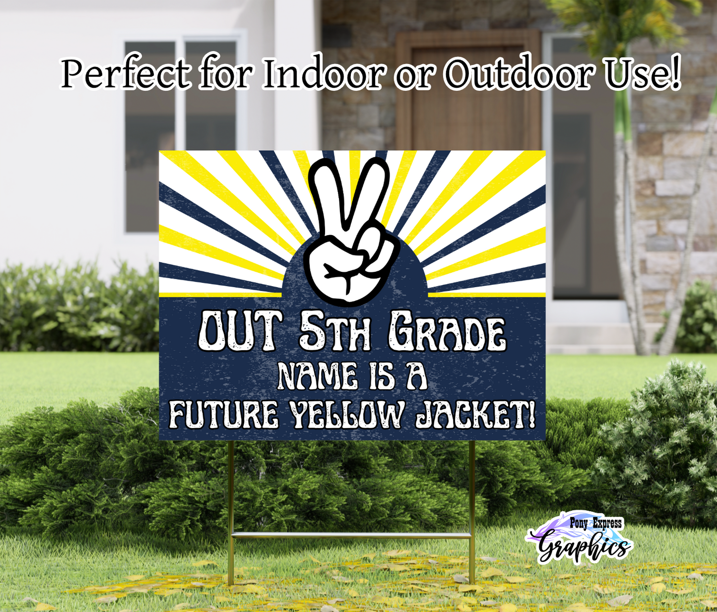 Custom Yard Signs: Future Middle Schooler