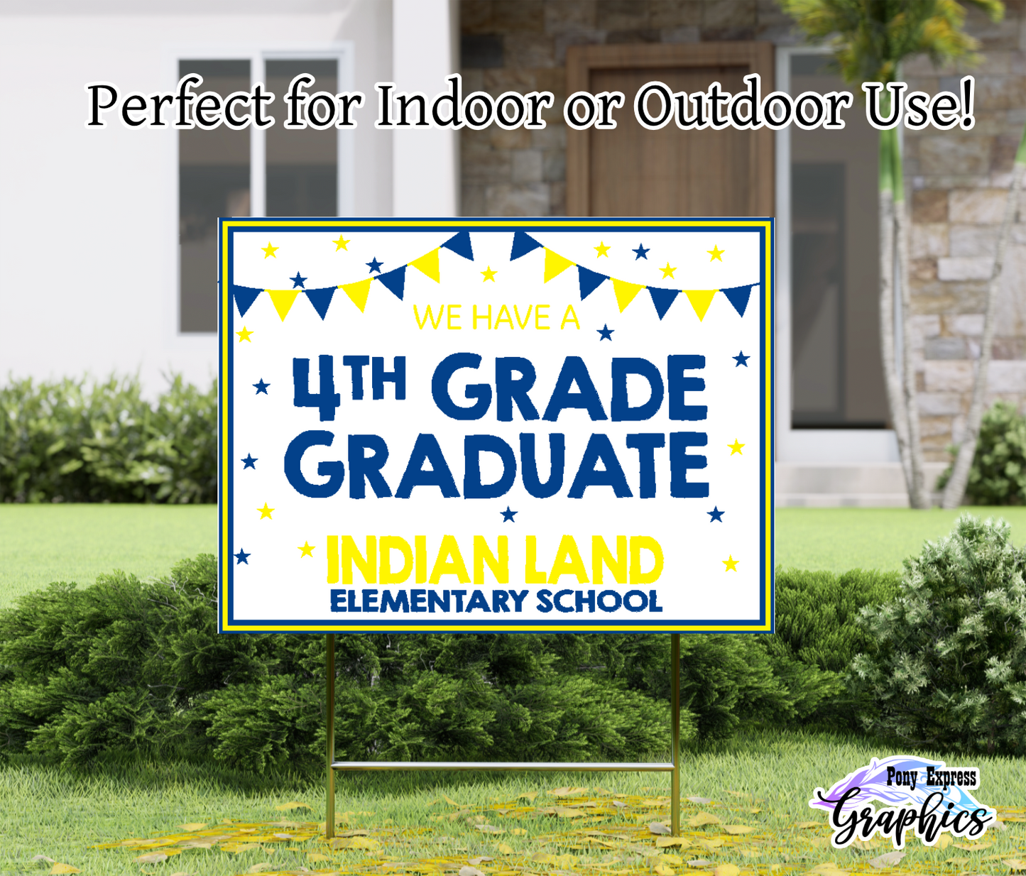 Custom Yard Signs: Indian Land Elementary School