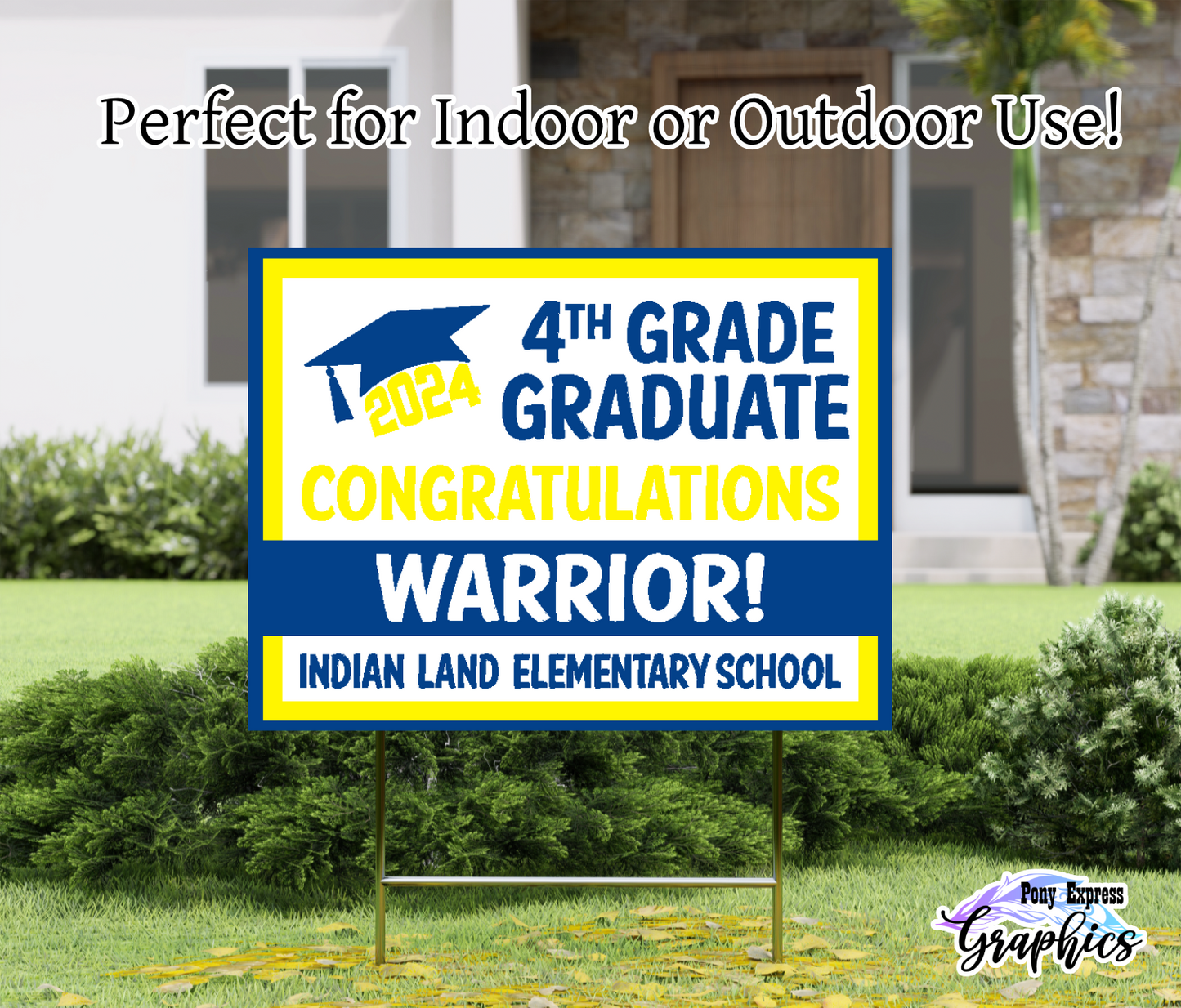 Custom Yard Signs: Indian Land Elementary School