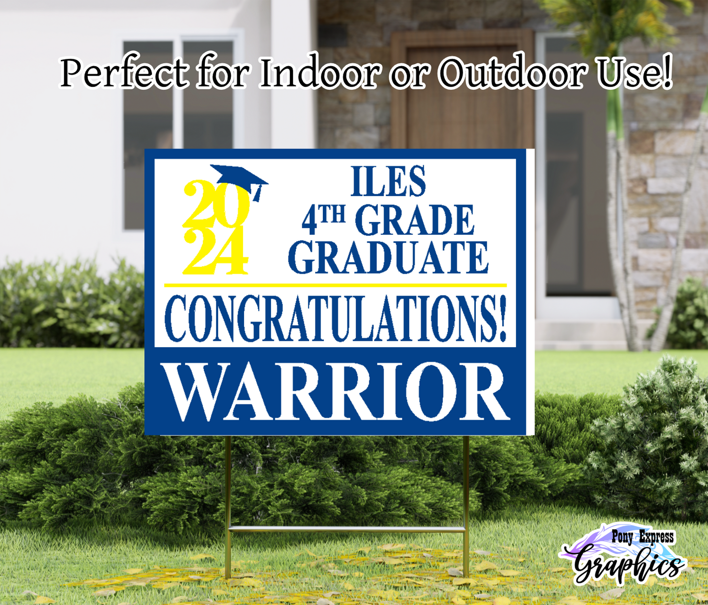 Custom Yard Signs: Indian Land Elementary School