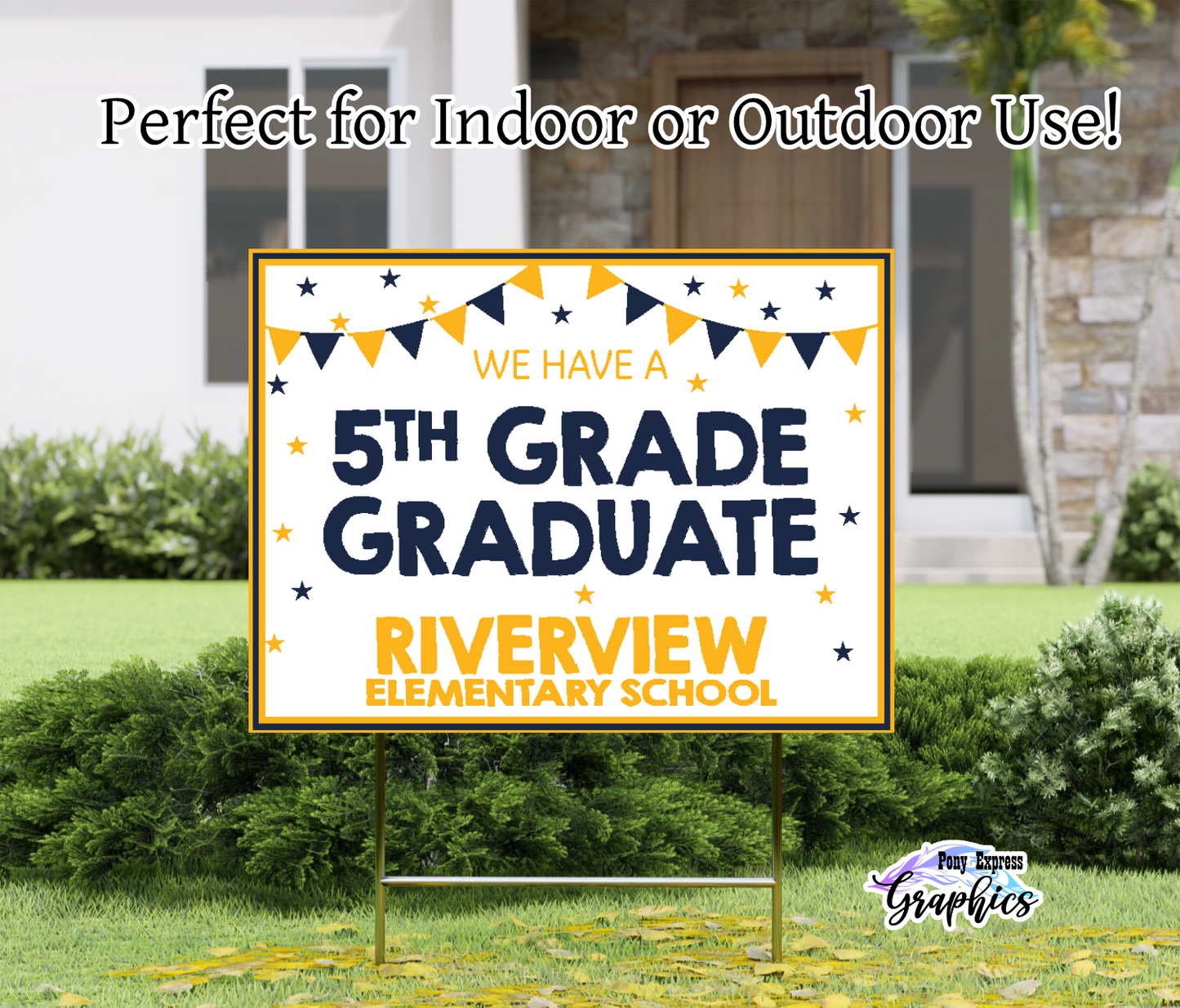 Custom Yard Signs: Riverview Elementary School