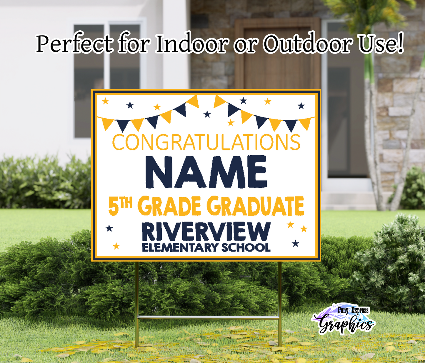 Custom Yard Signs: Riverview Elementary School