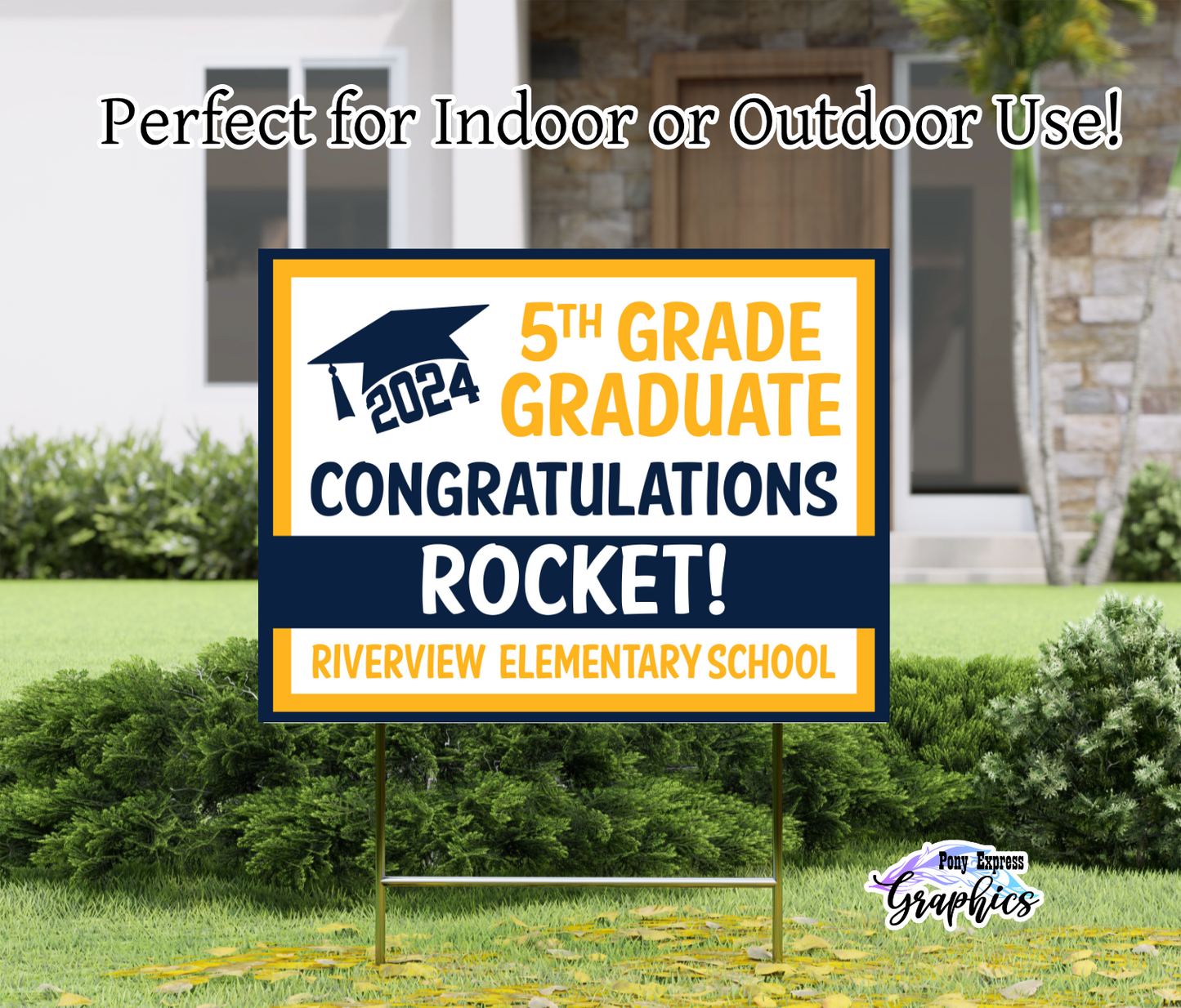 Custom Yard Signs: Riverview Elementary School