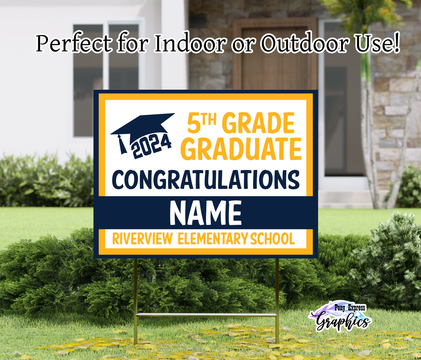 Custom Yard Signs: Riverview Elementary School