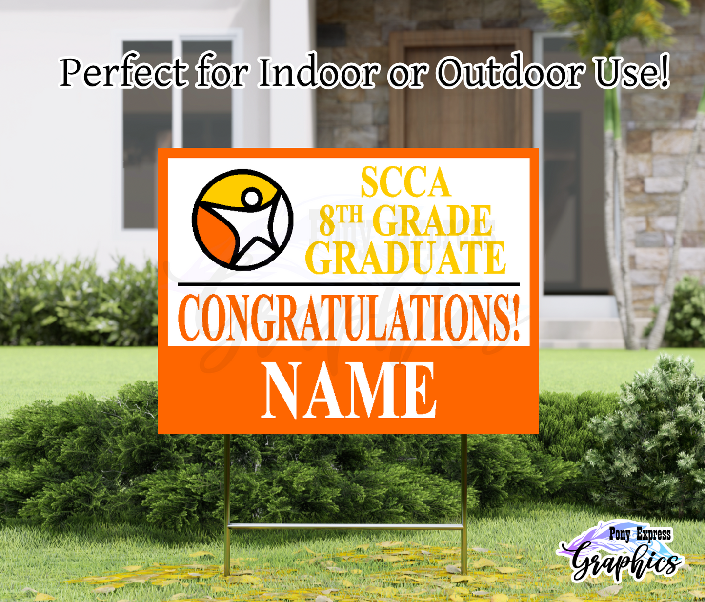 Custom Yard Signs: Virtual Middle School