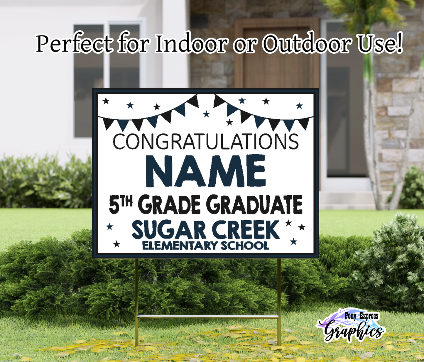 Custom Yard Signs: Sugar Creek Elementary School
