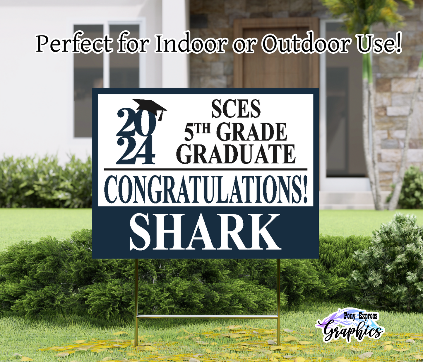 Custom Yard Signs: Sugar Creek Elementary School