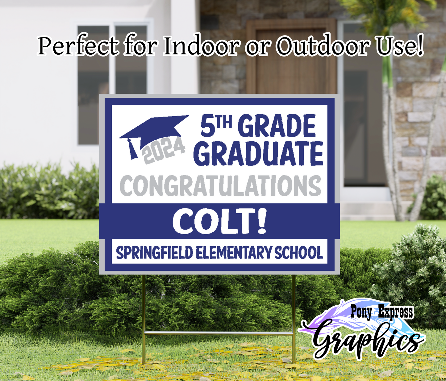 Custom Yard Signs: Springfield Elementary School