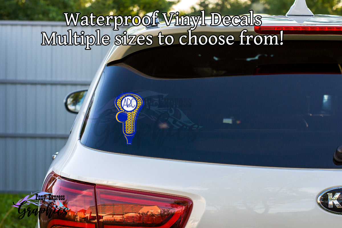 FMHS Girls Lacrosse - Various Vinyl Car Decals