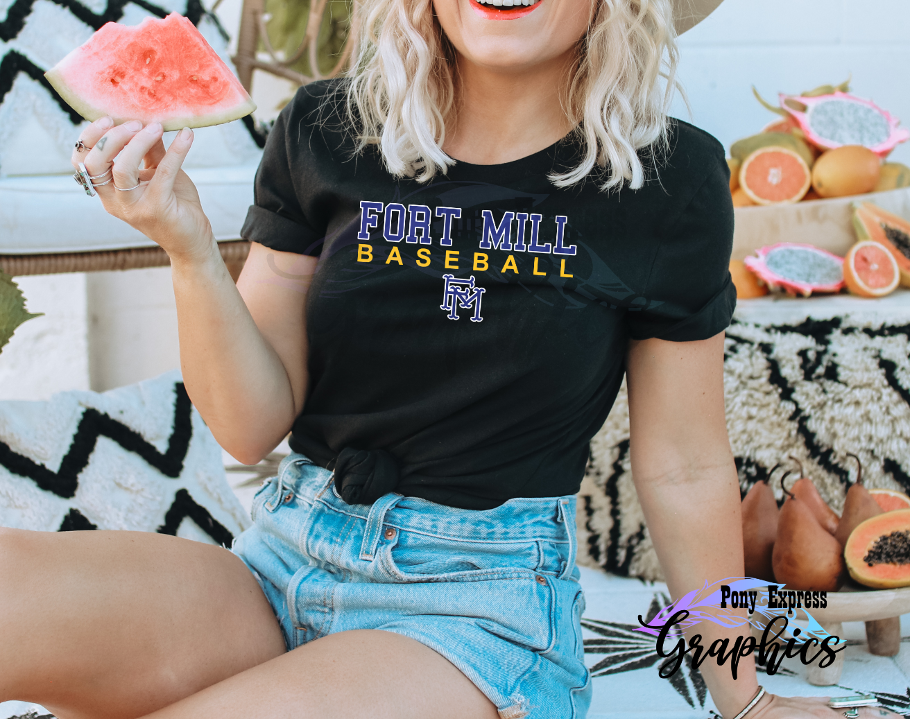 FM Baseball Throwback - black
