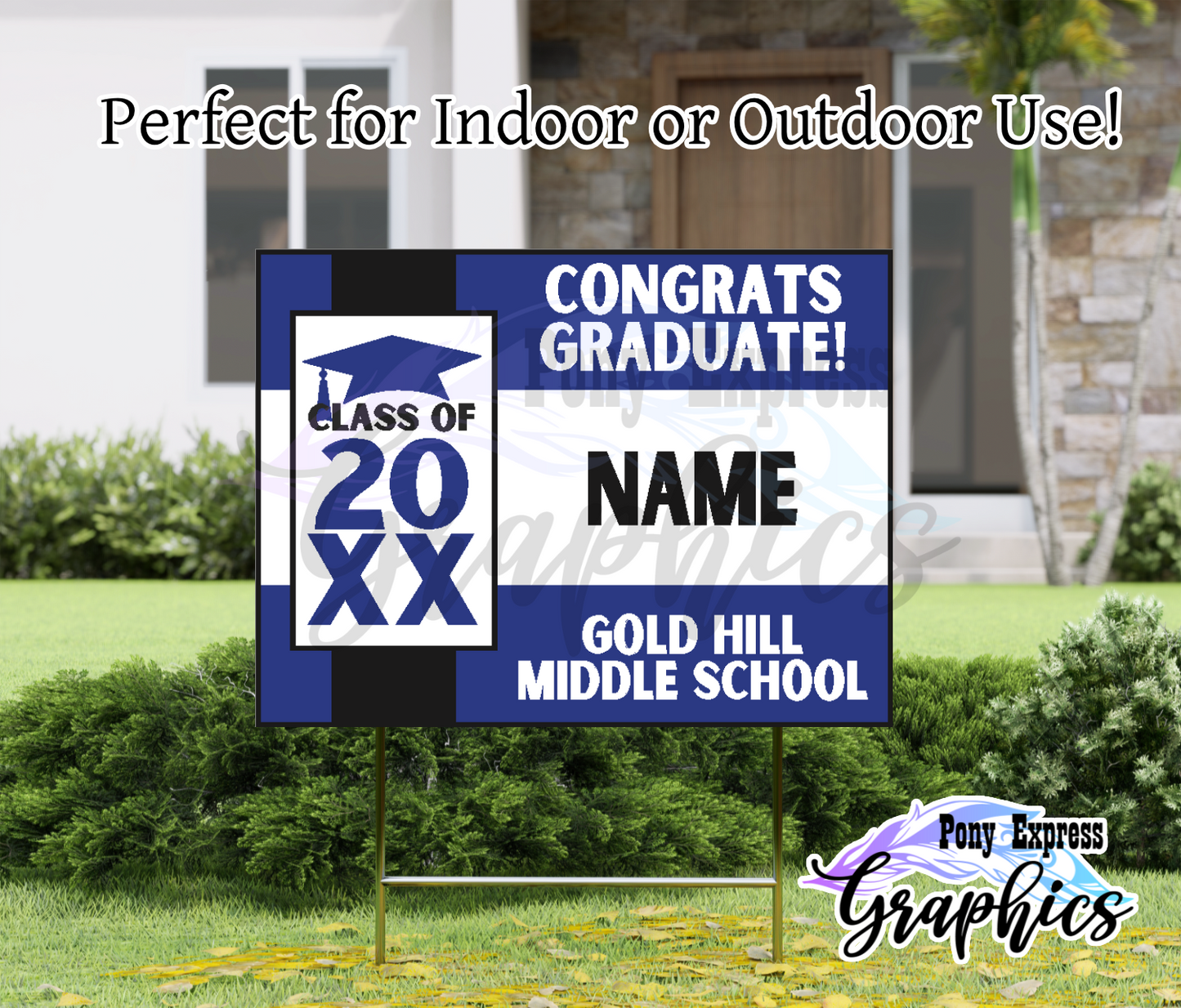 2026 Custom Yard Signs: Gold Hill Middle School