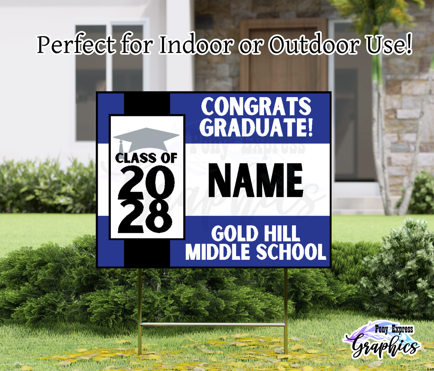 Custom Yard Signs: Gold Hill Middle School