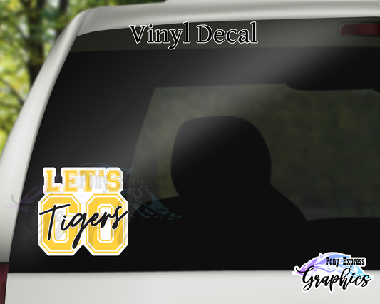 SFES Let's Go Tigers Decal