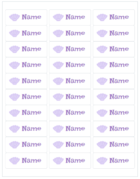 Personalized Address Labels