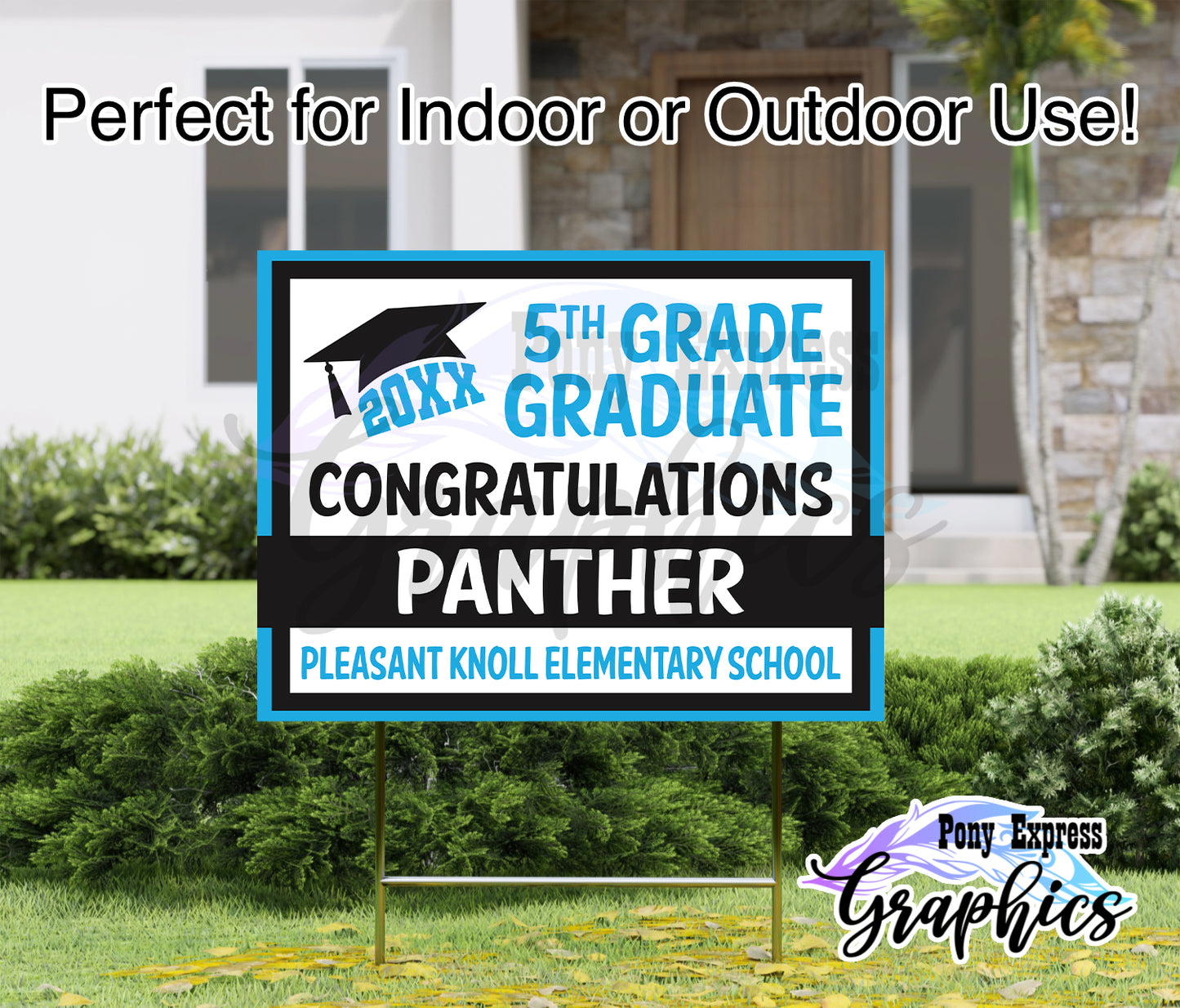 Custom Yard Signs: Pleasant Knoll Elementary School