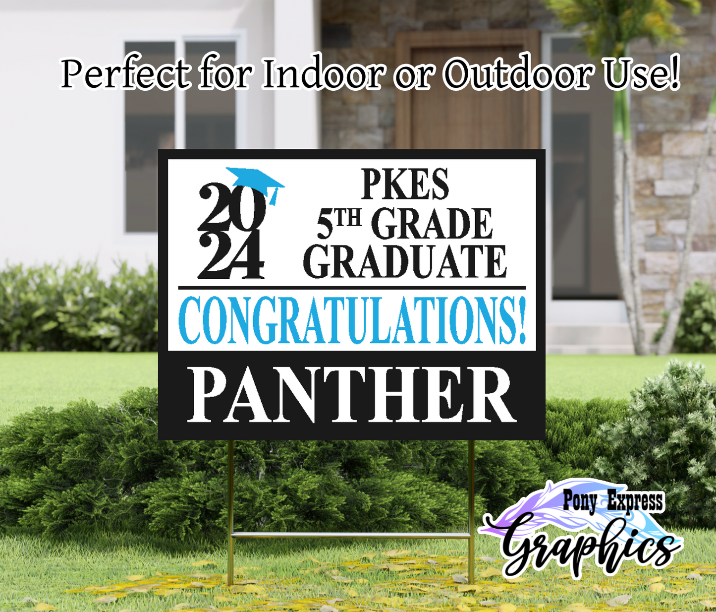Custom Yard Signs: Pleasant Knoll Elementary School