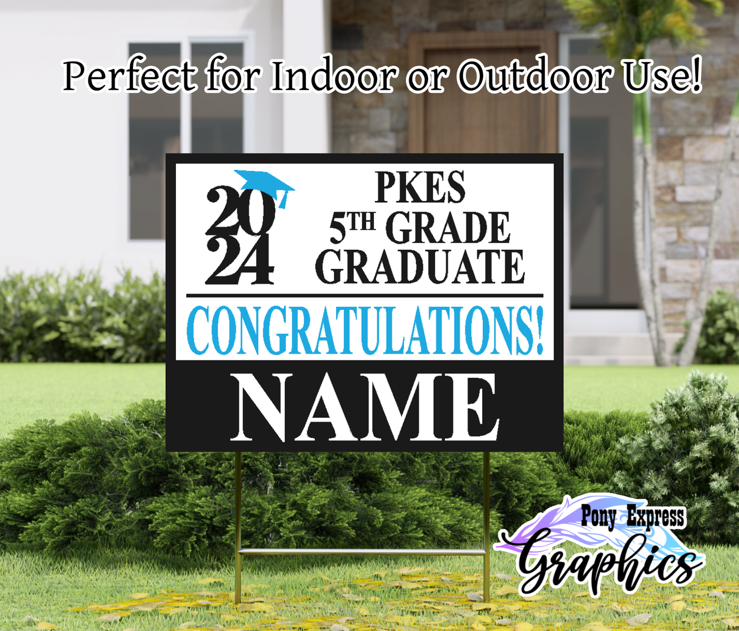Custom Yard Signs: Pleasant Knoll Elementary School