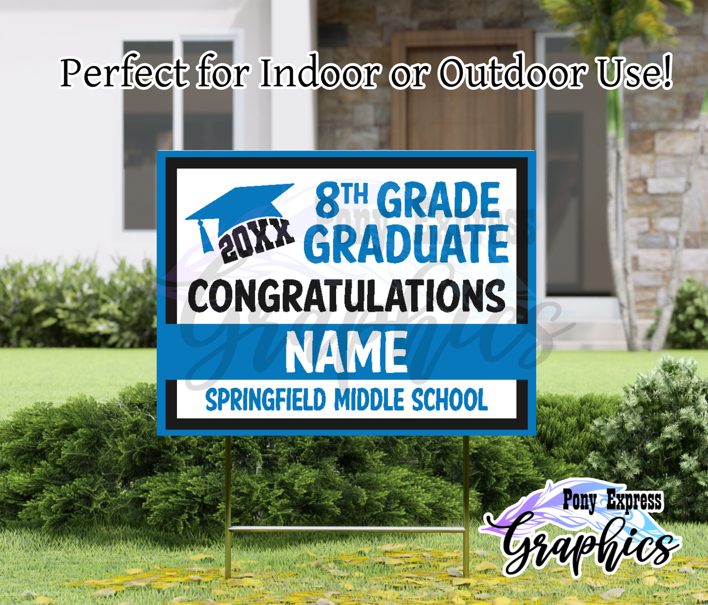 2026 Custom Yard Signs: Springfield Middle School