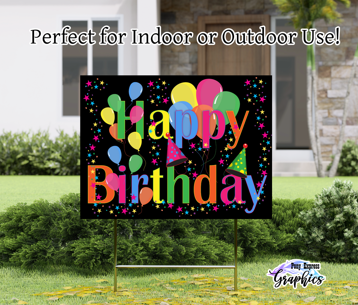 Happy Birthday Yard Sign