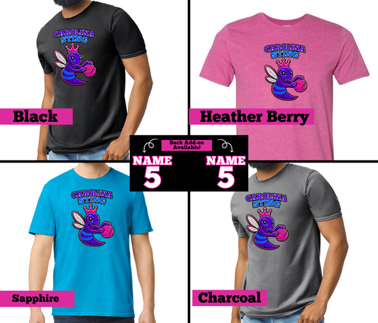 Carolina Sting Fundraiser-  Adult Softspun T-Shirt