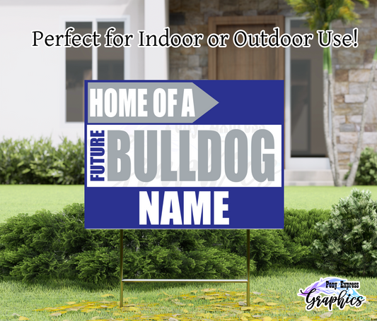Custom Yard Signs: Home of A Future Middle Schooler