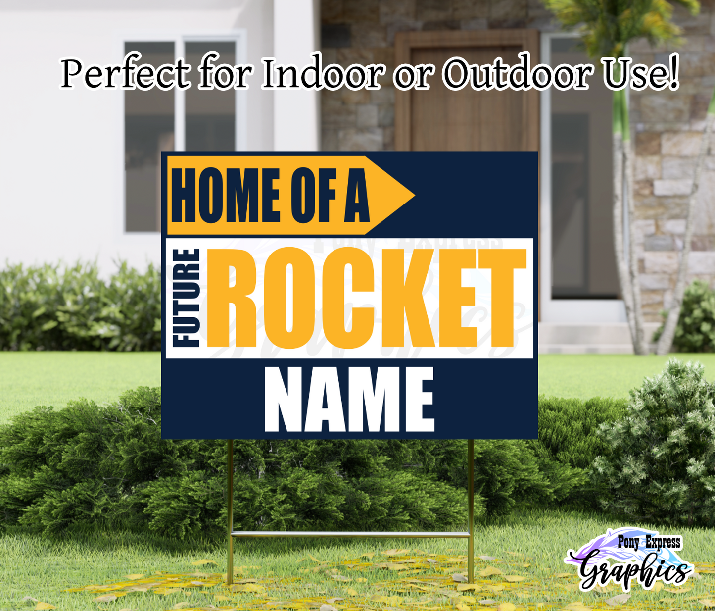 Custom Yard Signs: Home of A Future Elementary