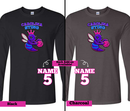 Carolina Sting Fundraiser-  Adult Long Sleeve Softspun