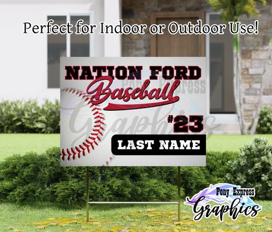 Baseball Yard Signs