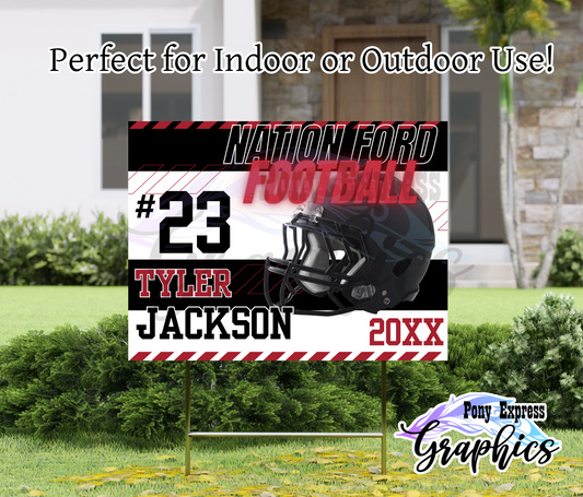 Nation Ford High School Football Yard Signs