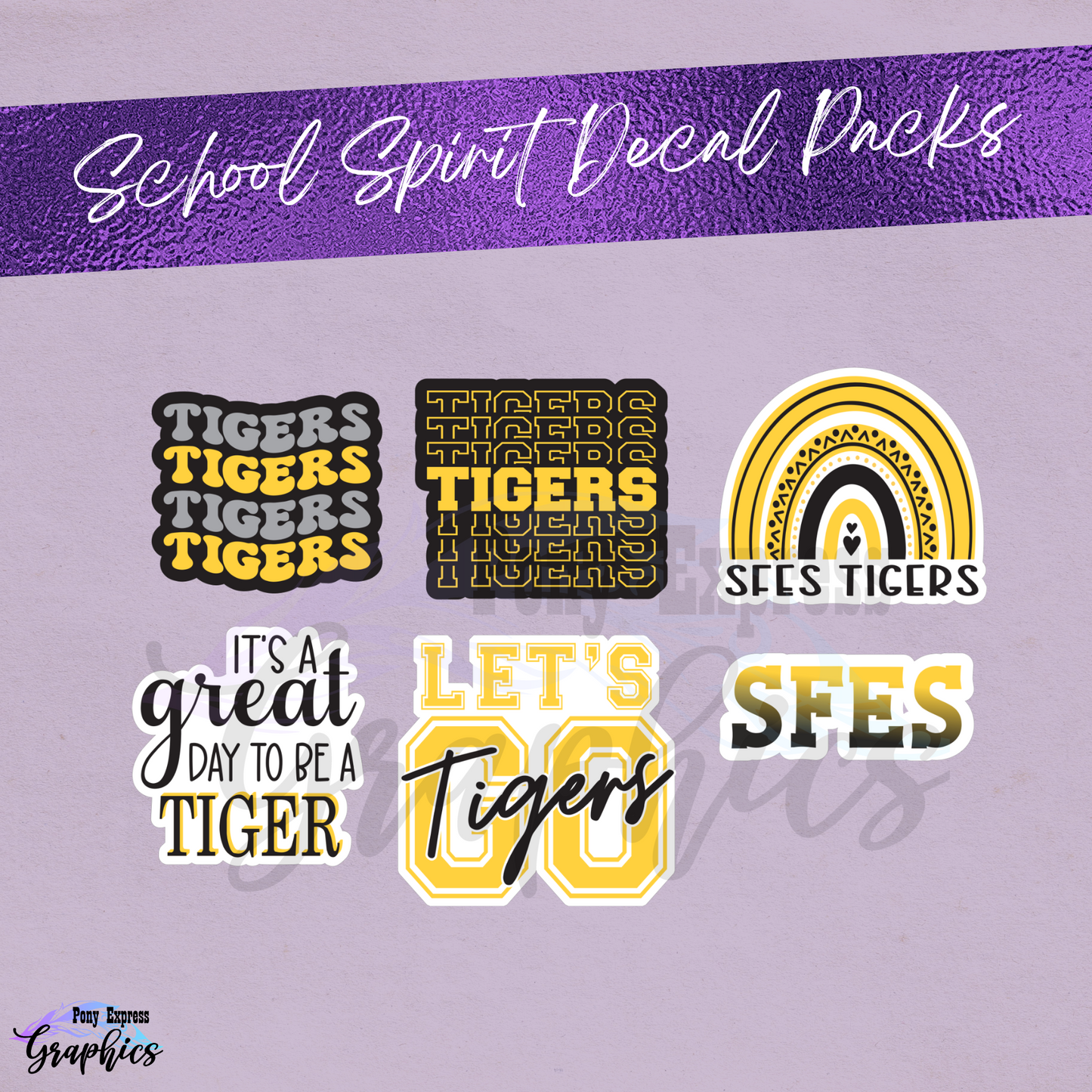 SFES School Spirit Decal Packs