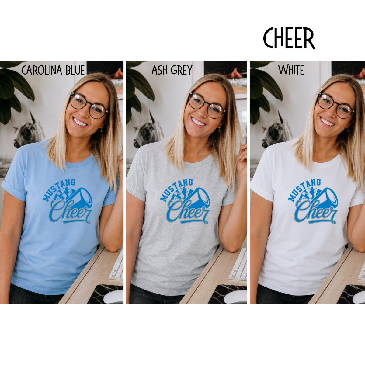SMS ABC - Springfield Mustangs Cheer Megaphone