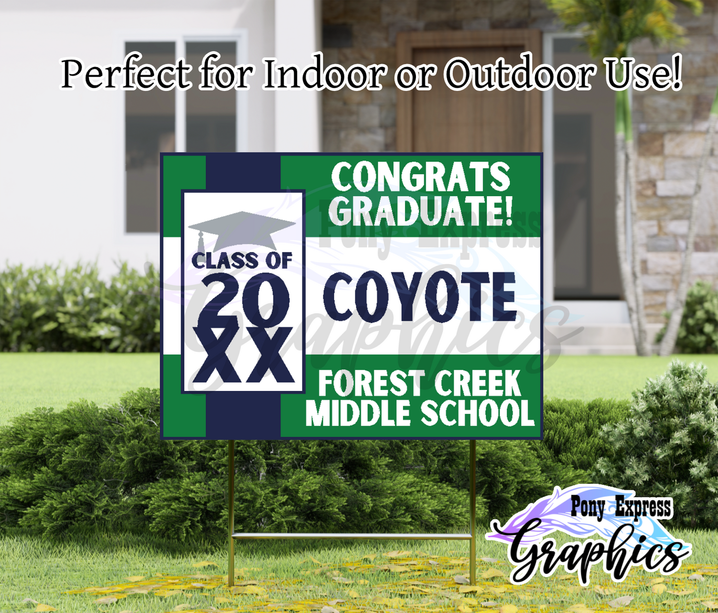 2026 Custom Yard Signs: Forest Creek Middle School
