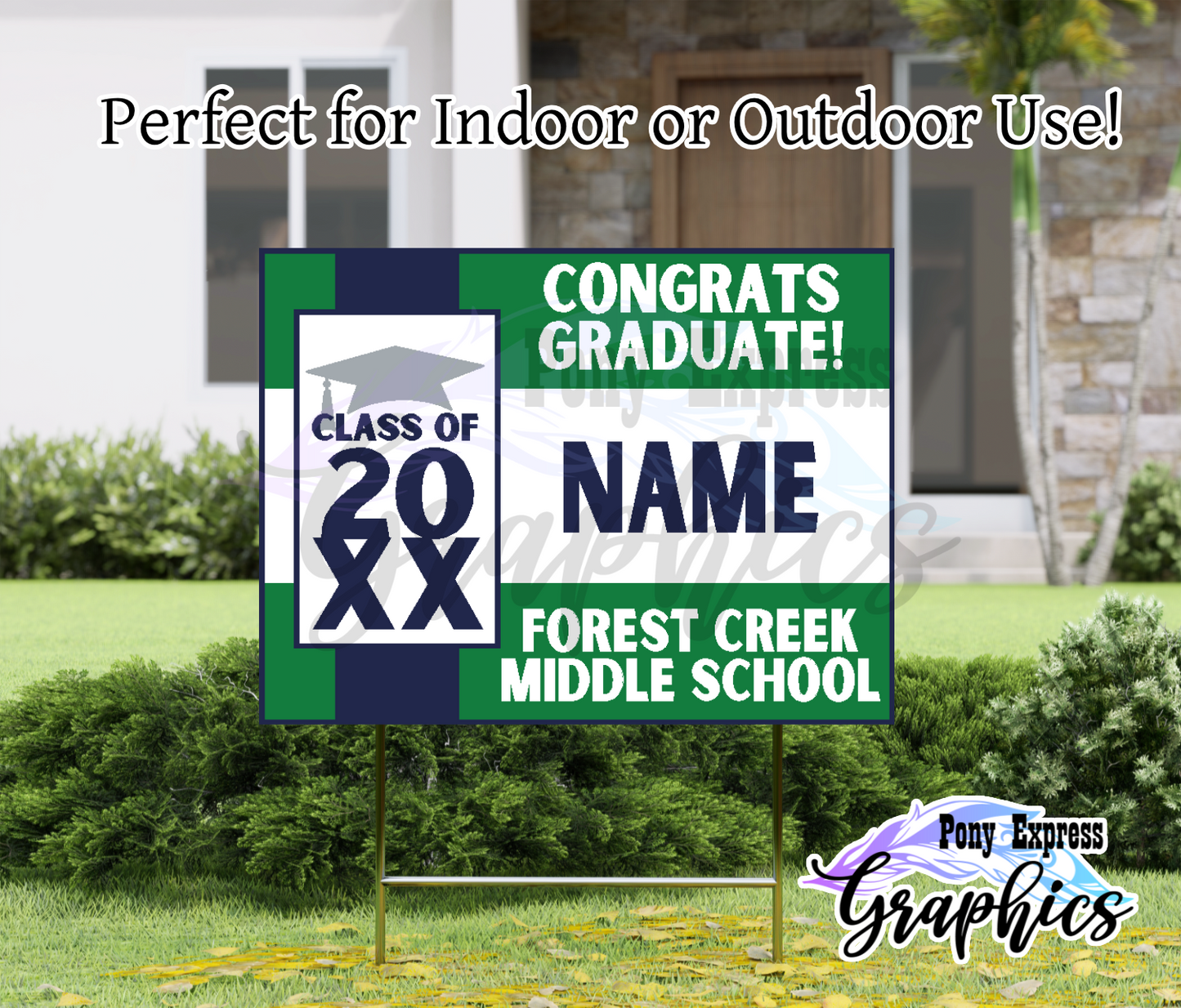 2026 Custom Yard Signs: Forest Creek Middle School