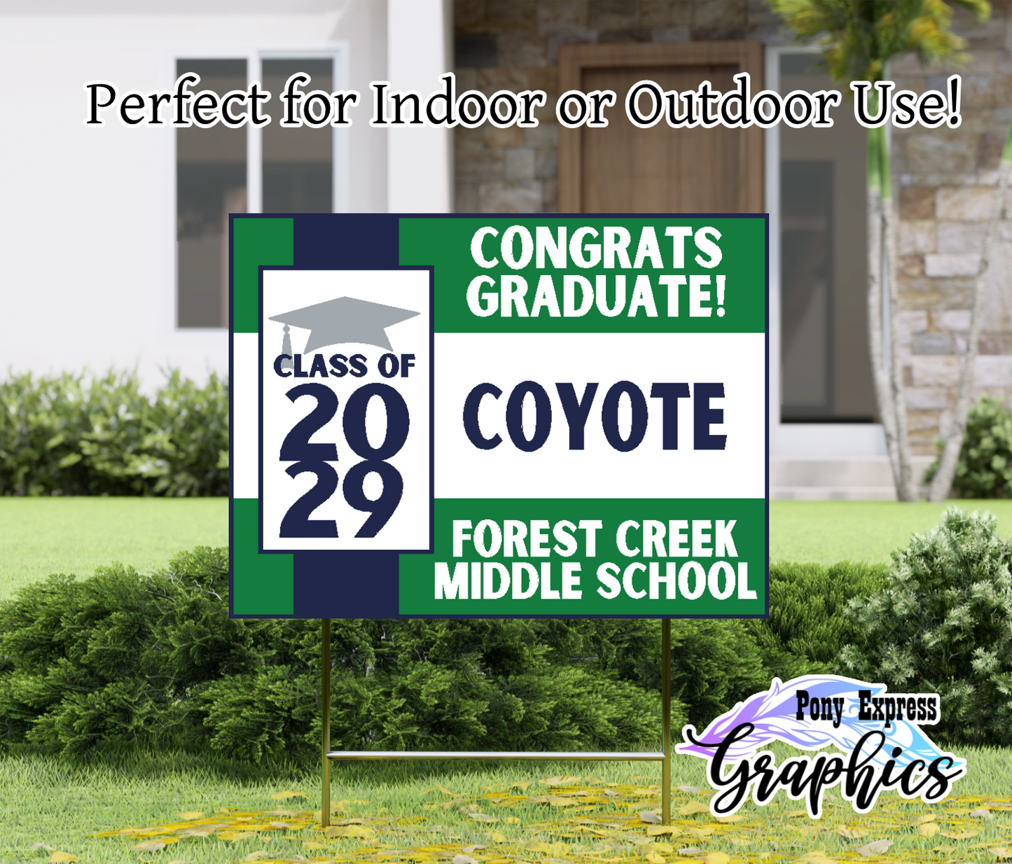 Custom Yard Signs: Forest Creek Middle School