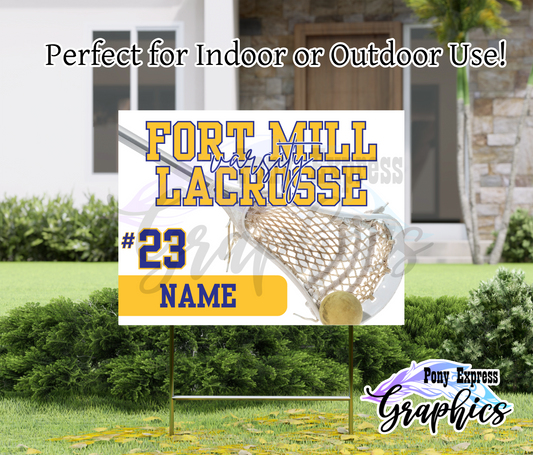 FMHS Varsity Lacrosse Yard Signs