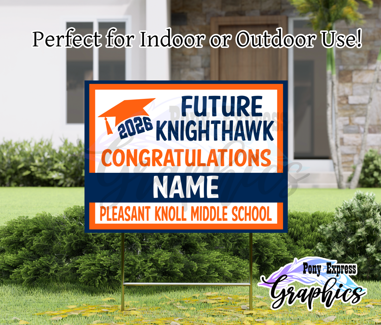 2026 Custom Yard Signs: Future Middle Schooler Bold