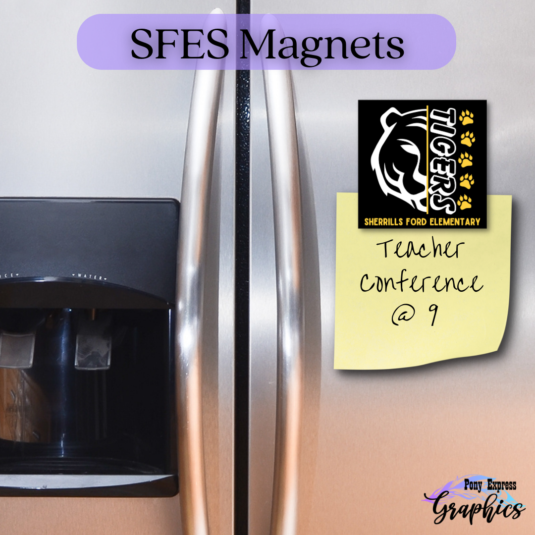 SFES Tiger Paw Magnet