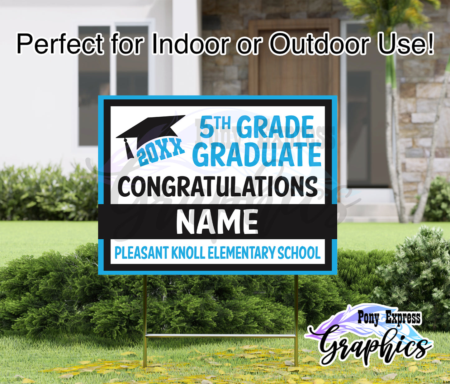 Custom Yard Signs: Pleasant Knoll Elementary School