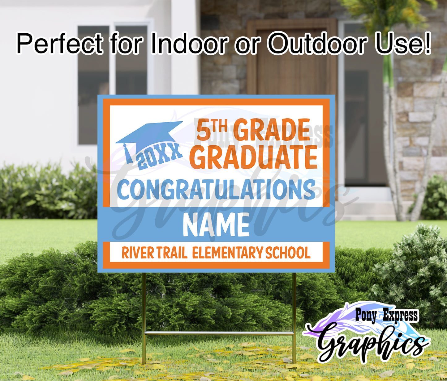Custom Yard Signs: River Trail Elementary School