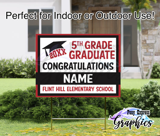 Custom Yard Signs: Flint Hill Elementary School