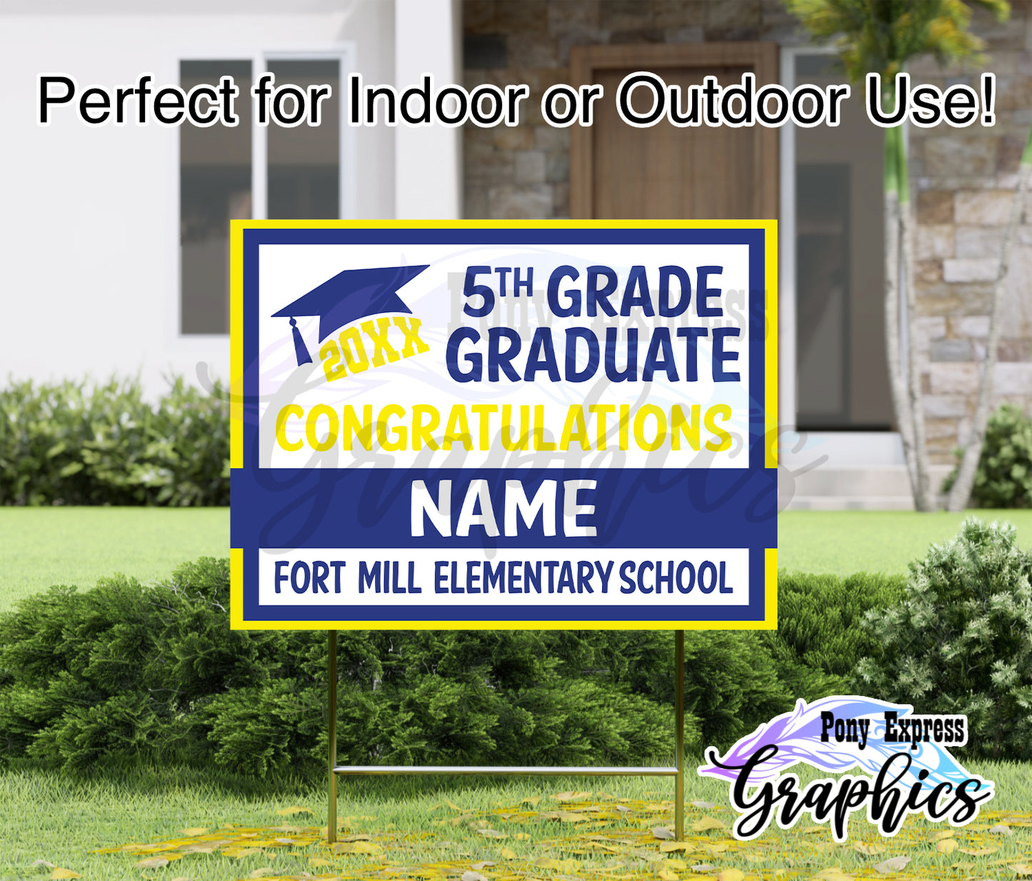 Custom Yard Signs: Fort Mill Elementary School