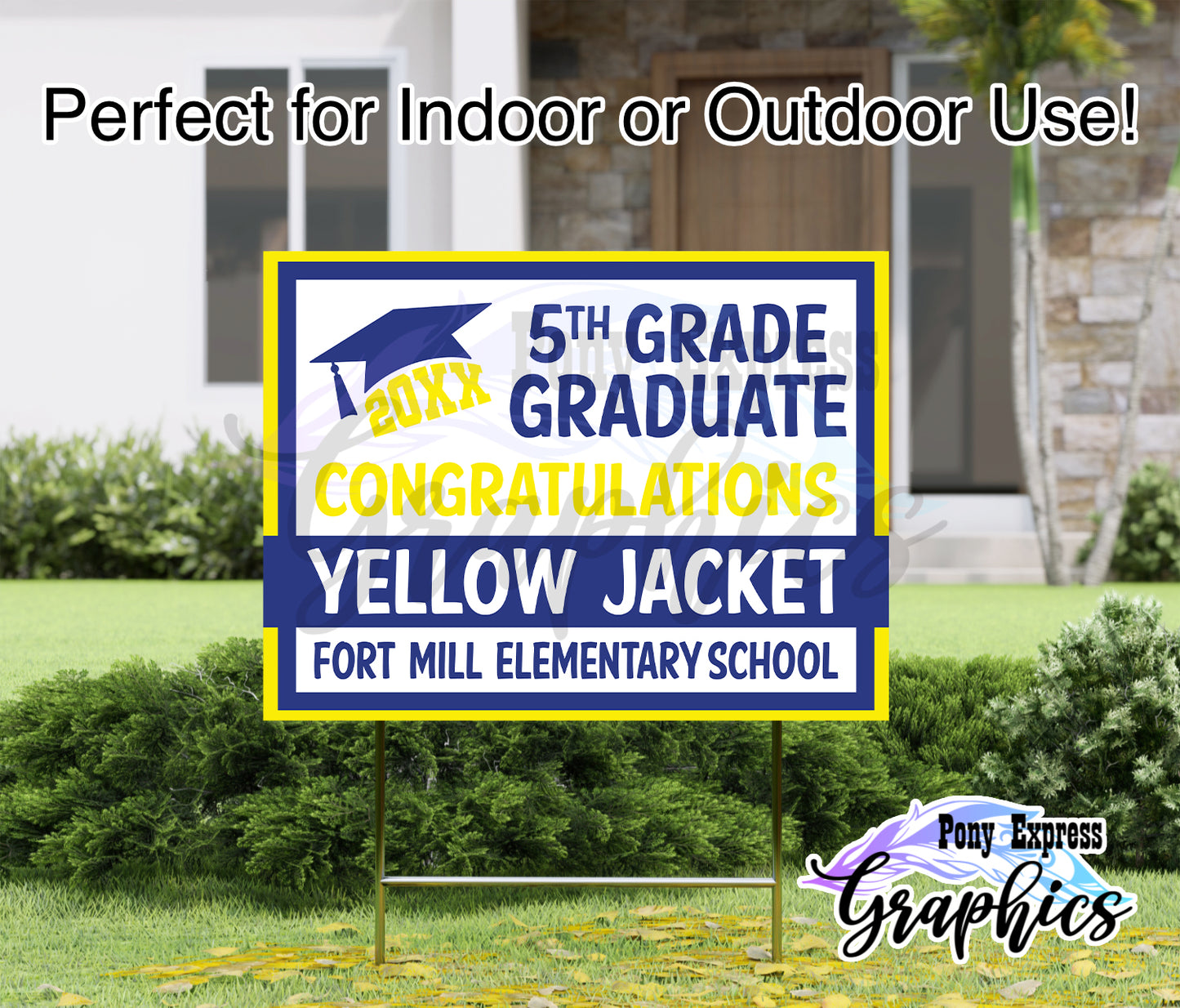 Custom Yard Signs: Fort Mill Elementary School
