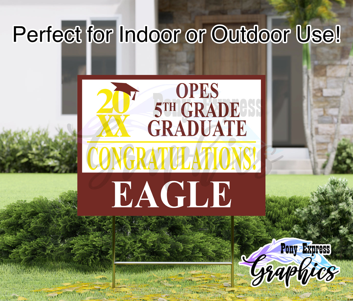 Custom Yard Signs: Orchard Park Elementary School